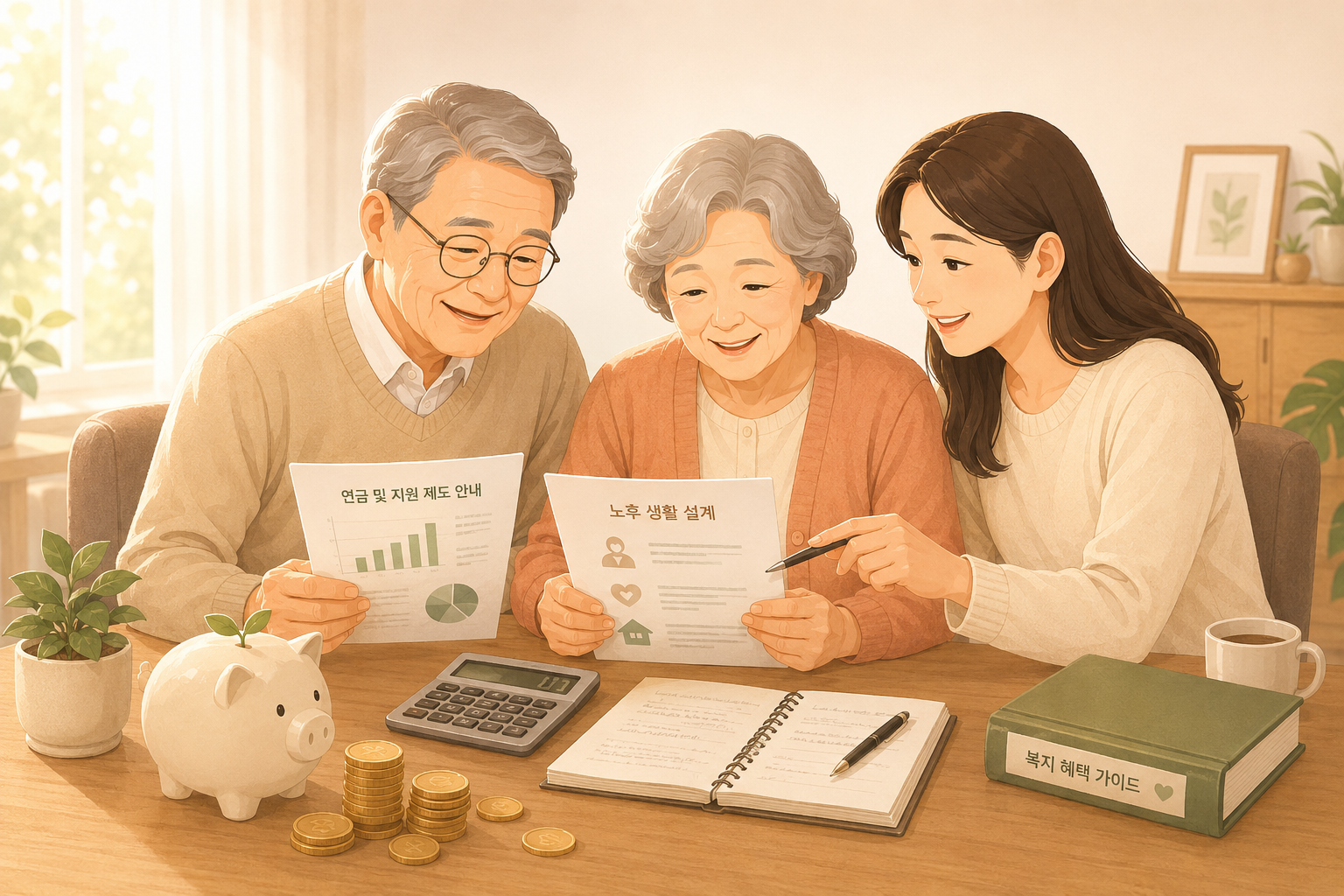 기초연금 가이드 안내 이미지